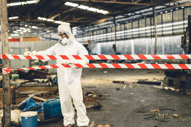 Professional Biohazard technician working in Orleans, IN